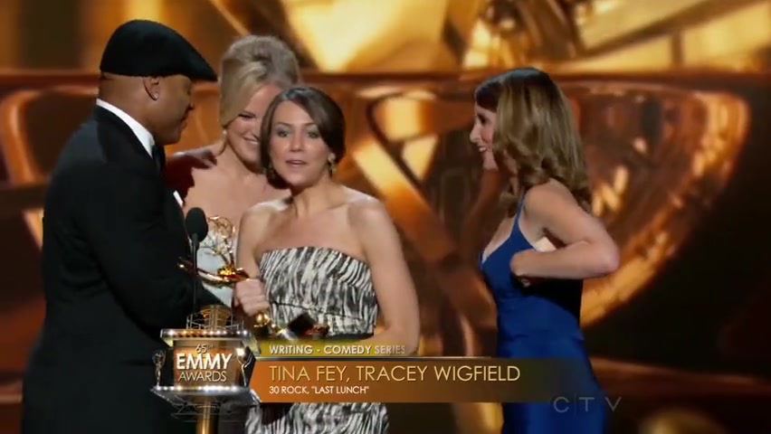 Tina Fey Nipple Slip At 65th Primetime Emmy Awards 2013 Celebsave