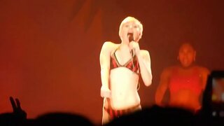 Miley Cyrus Ass Show at Milwaukee 2014 Concert