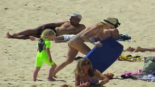 Naomi Watts in Swimsuit at Bondi Beach