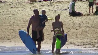Naomi Watts in Swimsuit at Bondi Beach