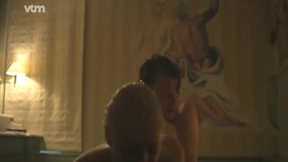 Genevieve Lagraviere Topless on Zuidflank s01e01