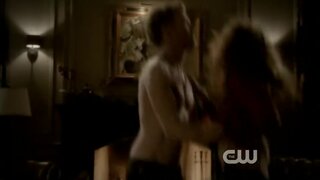 Phoebe Tonkin in Underwear on Vampire Diaries s04e16