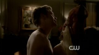 Phoebe Tonkin in Underwear on Vampire Diaries s04e16