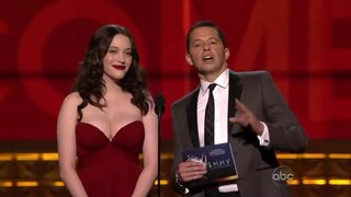 Kat Dennings at the Emmys 2012