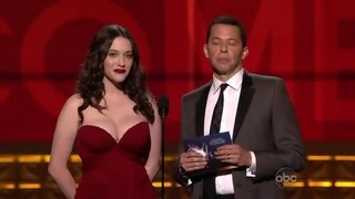Kat Dennings at the Emmys 2012