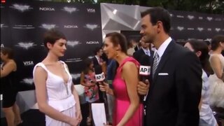 Anne Hathaway Pokies and Cleavage