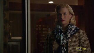 Jessica Paré Cleavage on Mad Men s05e09