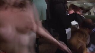 Kitten Natividad Bare Breasts in Airplane