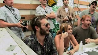 Miley Cyrus Cleavage on Punkd s09e01