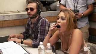 Miley Cyrus Cleavage on Punkd s09e01