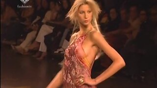Models Oops on the runway fashion mix