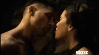 Lucy Lawless in Spartacus trailer with Nudity from other women