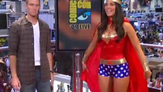 Olivia Munn in various Sexy costumes at Comic-Con