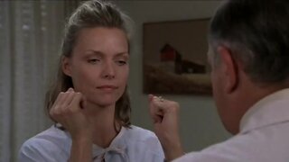 Michelle Pfeiffer Bare Breast checkup in A Thousand Acres