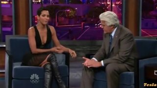 Halle Berry Cleavage on The Jay Leno Show