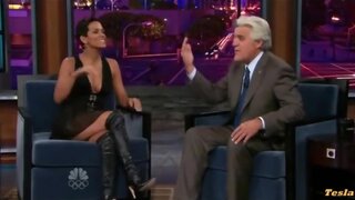 Halle Berry Cleavage on The Jay Leno Show
