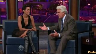 Halle Berry Cleavage on The Jay Leno Show