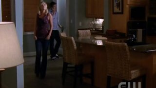 Sasha Jackson in Bra and Side Boobage on One Tree Hill