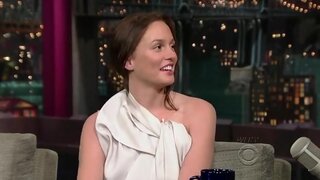 Leighton Meester on Late Show with David Letterman