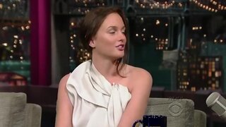 Leighton Meester on Late Show with David Letterman