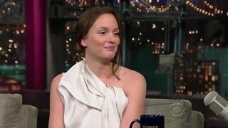 Leighton Meester on Late Show with David Letterman