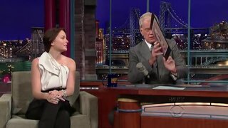 Leighton Meester on Late Show with David Letterman