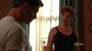 Christina Hendricks Cleavage on Mad Men s03e03