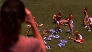Cameron Richardson sexy lesbian cheerleader in She Likes Girls 4
