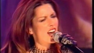 Shania Twain Chest singing Dont be stupid, You know I love You