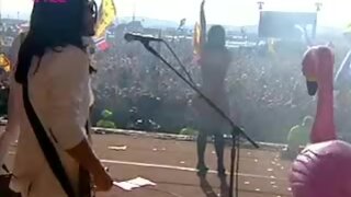Katy Perry performing at T in the Park