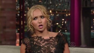 Hayden Panettiere in Skimpy outfit Arriving and On the Late Show with David Letterman in NYC