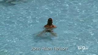 Tricia Helfer in bathing suit from Burn Notice