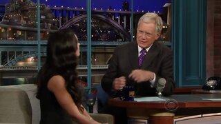 Megan Fox on Letterman