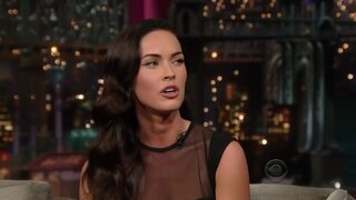 Megan Fox on Letterman
