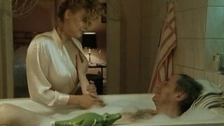 Veronica Ferres getting her breast groped in Der Papagei