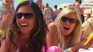 Sophie Monk and others Cleavage and in Bikinis in Spring Breakdown