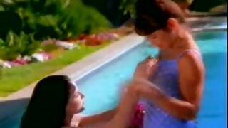Dita Von Teese and Flower Edwards Naked Lesbianism by The Pool