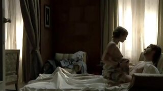 Najwa Nimri Naked on a guy in Utopia