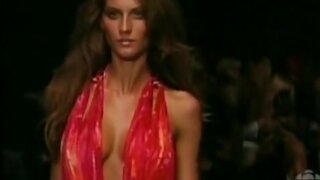 Gisele Bundchen from Versace show