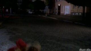 Maria Simon Fully Nude in The Street