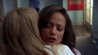 Sarah Chalke and Judy Reyes Rubbing and Downblouse on Scrubs 8x18