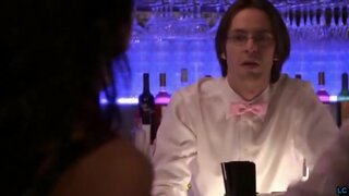 Angelina Bulygina and Christine Nguyen Bare Breasts from Party Down S01E05