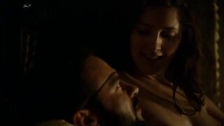 Emma Hamilton Topless on The Tudors