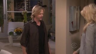 Michelle Pierce in red Underwear on Rules of Engagement