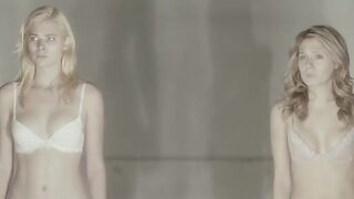 Peyton List and Cameron Goodman in Panties in Shuttle