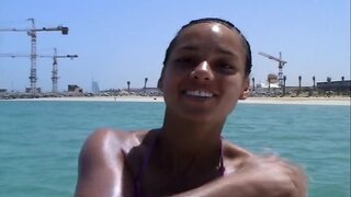 Alicia Keys Bikini Footage