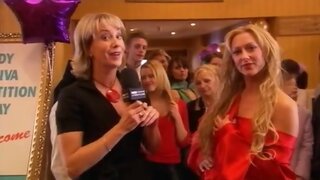Faye Tozer with hair over boobs from Lady Godiva Back In The Saddle