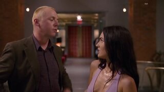 Megan Fox See-Through Pokers, in Underwear and Cleavage in How to Lose Friends and Alienate People Blue Ray