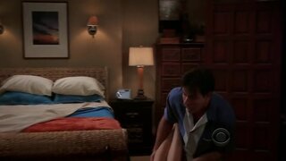 Diora Baird in red Underwear on Two And A Half Men