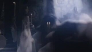 Anna Friel Nude on table from Bathory
